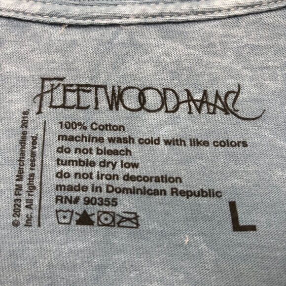 Fleetwood Mac Rumours Rock Band T-Shirt Size Large - Picture 4 of 4